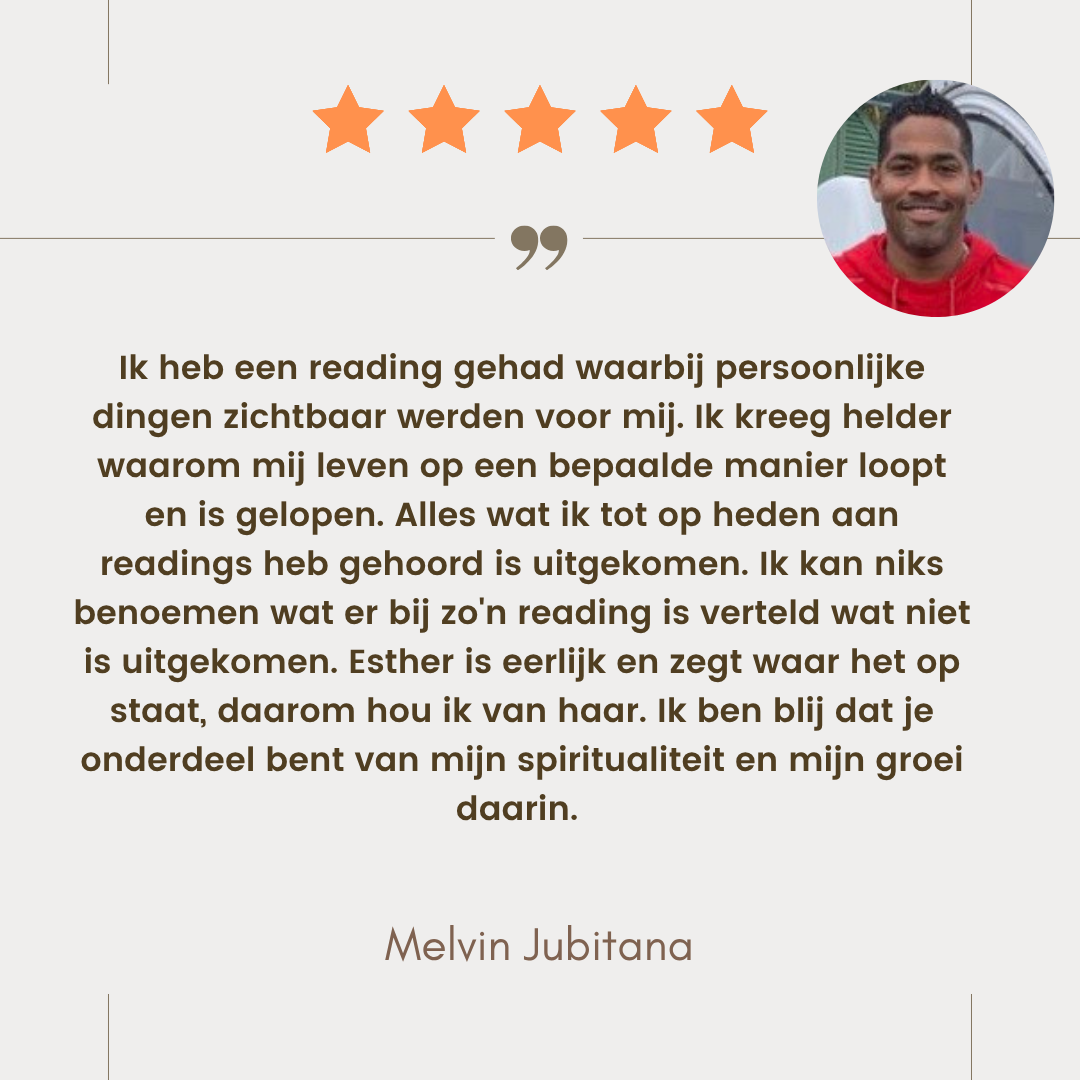 Melvin Jubitana - reading Esther Stevens medium